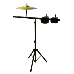 Cowbell and cymbal holder