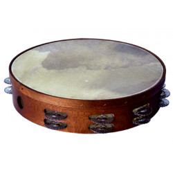 Asturian tambourine, double...