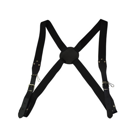 Crossed snare drums harness