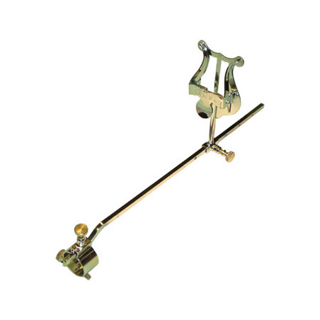 Adjustable marching stand lyre trombone, holder Ø 20 mm