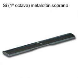 Soprano metallophone bar B...