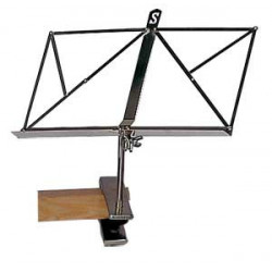 Metallic music stand with...