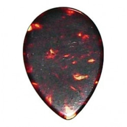 Small celluloid pick, oval...