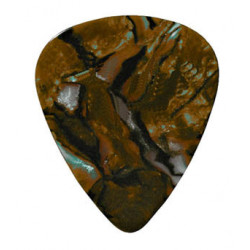 Brown mother of pearl pick,...